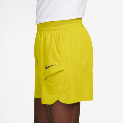 NikeCourt Slam Men's Dri-FIT Tennis Shorts - Spring 2025 - High Voltage High Voltage Medium Ash - FZ6899-344