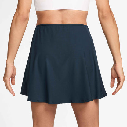 NikeCourt Victory Women's Dri-FIT 15" Mid-Rise Flouncy Skirt - Armory Navy White - FD6528-478
