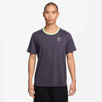 Nike Men's NikeCourt Dri-FIT Advantage Top - Dark Raisin - FZ6910-573