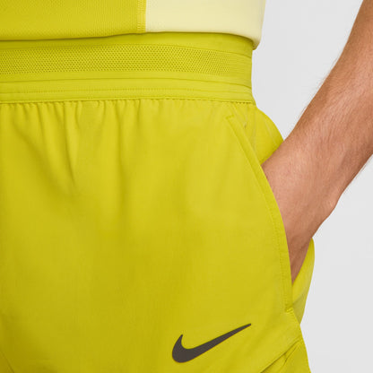 NikeCourt Slam Men's Dri-FIT Tennis Shorts - Spring 2025 - High Voltage High Voltage Medium Ash - FZ6899-344