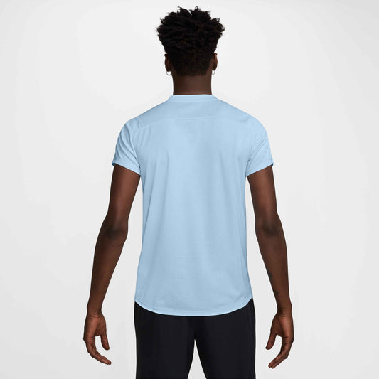 Nike Men's NikeCourt Dry Victory Top - Celestine Blue - FZ6921-441