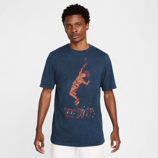 NikeCourt Men's Tennis T-Shirt - Spring 2025 - Armory Navy - HQ0790-478