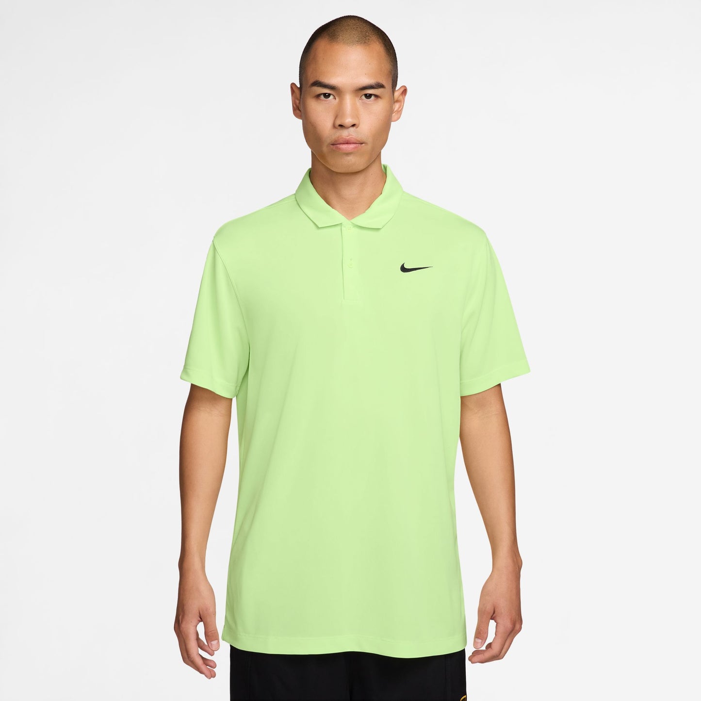 Nike Men's Nike Court Dri-FIT Polo Solid - Lt Lime - DH0857-360