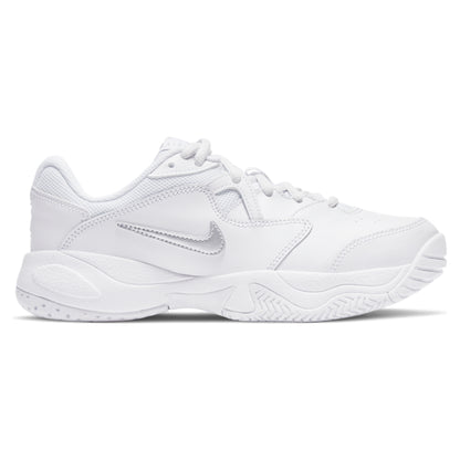 Nike Kids Hard Court Nike court Jr. Lite 2 - White/Silver - CD0440-105