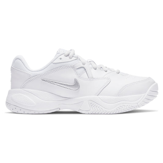 Nike Kids Hard Court Nike court Jr. Lite 2 - White/Silver - CD0440-105