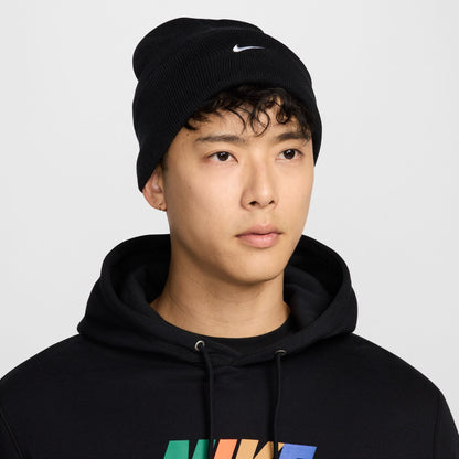 Nike Unisex Peak Beanie Swoosh F24 L - Black - HF0187-010