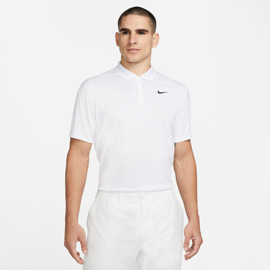 Nike Men's NikeCourt Dri-FIT Polo - Spring 2026 - White - DD8372-100