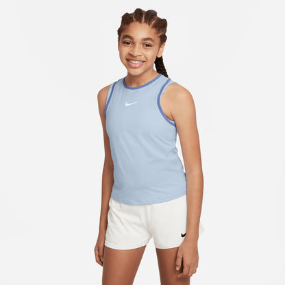 Nike Girl's NikeCourt Dri-FIT Victory Tank - Blue Tint - CV7573-423