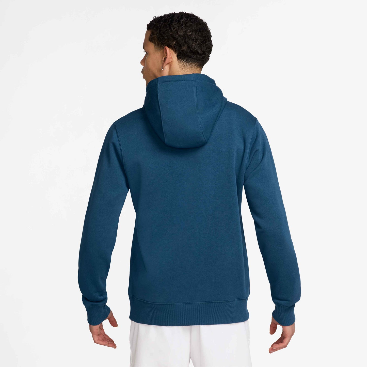Nike Men's NikeCourt Dri-FIT Heritage Fleece Pull-Over Hoodie - Blue Force - HM6759-415
