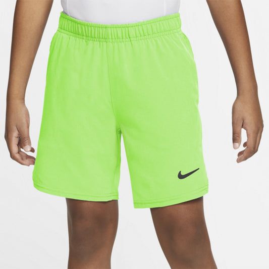 Nike Boy's NikeCourt Dri-FIT Victory Short - Lime Glow - CI9409-345