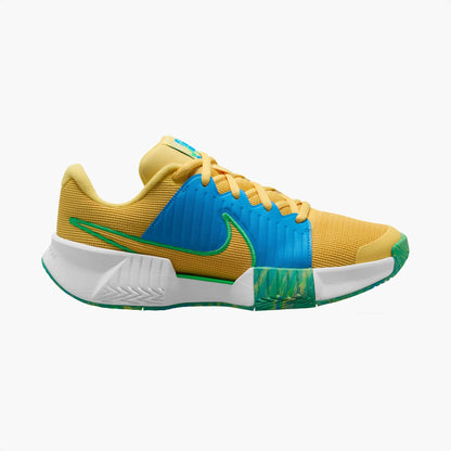 Nike Zoom Challenge Women's Pickleball Shoes - Topaz Gold Topaz Gold-Blue Hero-White - FQ4155-700