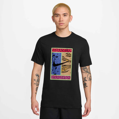 Nike Men's NikeCourt Dri-FIT Tee Court - Black - HV1715-010