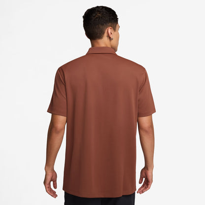 Nike Men's NikeCourt Dri-FIT Polo Solid - Brown - DH0857-662