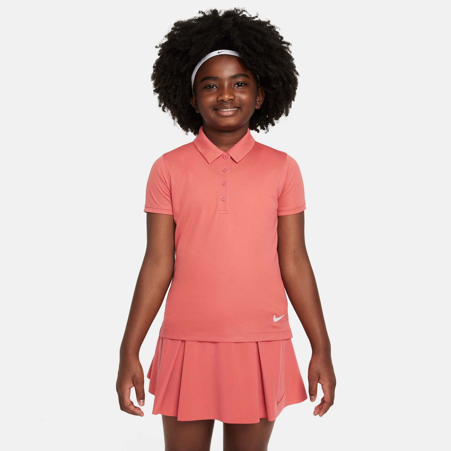 Nike Girl's Dri-FIT Victory Short Sleeve Solid Polo