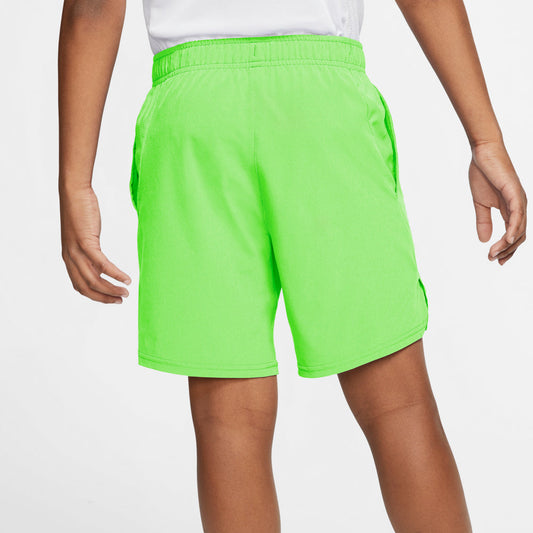 Nike Boy's NikeCourt Dri-FIT Victory Short - Lime Glow - CI9409-345