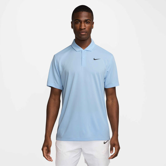 Nike Men's NikeCourt Dri-FIT Polo Solid - Celestine Blue - DH0857-441