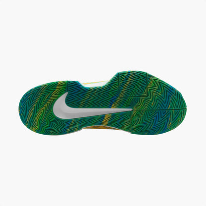 Nike Zoom Challenge Women's Pickleball Shoes - Topaz Gold Topaz Gold-Blue Hero-White - FQ4155-700