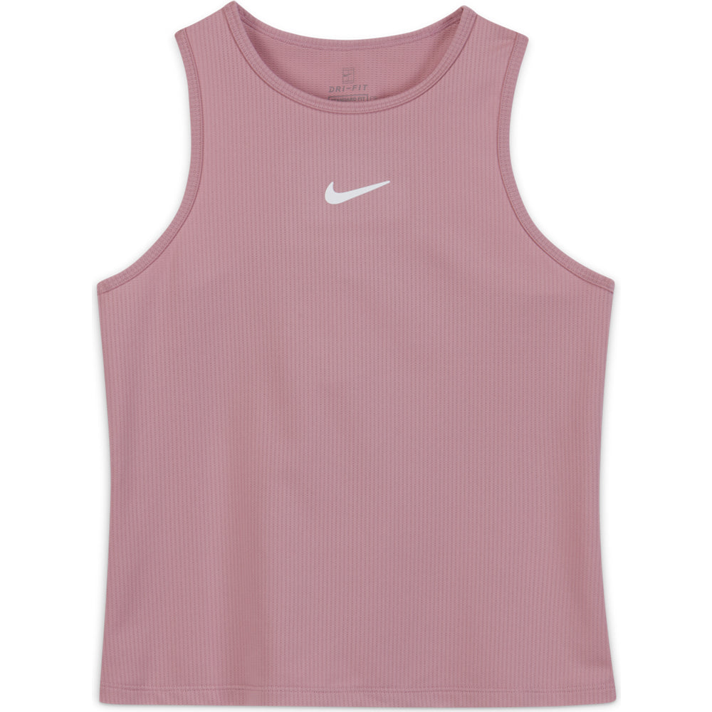 Nike Girl's NikeCourt Dri-FIT Victory Tank - Elemental Pink - CV7573-698