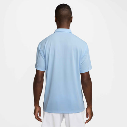 Nike Men's NikeCourt Dri-FIT Polo Solid - Celestine Blue - DH0857-441