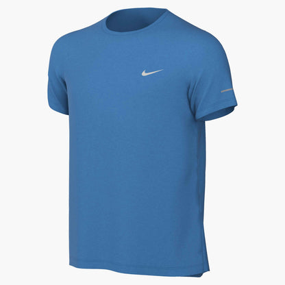 Nike Boy's Dri-FIT Short Sleeve Miler Top - Lt Photo Blue - DD3055-435