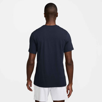 Nike Men's NikeCourt Tee Us Open - Obsidian - HV1713-451
