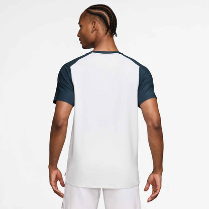 Nike Men's NikeCourt Dri-FIT Advantage Top Print - Navy/White - FZ9845-479