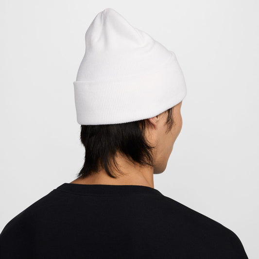 Nike Unisex Peak Beanie Swoosh F24 L - White - HF0187-100