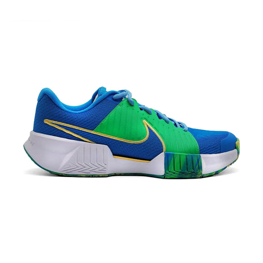 Nike Men's Hard Court Nike Zoom Challenge Pickleball Shoes - Blue / Green - FQ4154-401