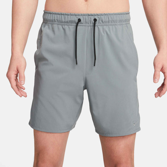 Nike Men's Dri-FIT Unlimited Woven Unlined 7" Shorts - Smoke Grey Black Smoke Grey - DV9340-084