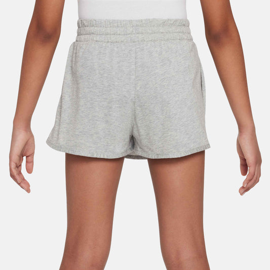 Nike Girl's Dri-FIT Breezy Mid-Rise Skirt - Light Grey - FN9002-063