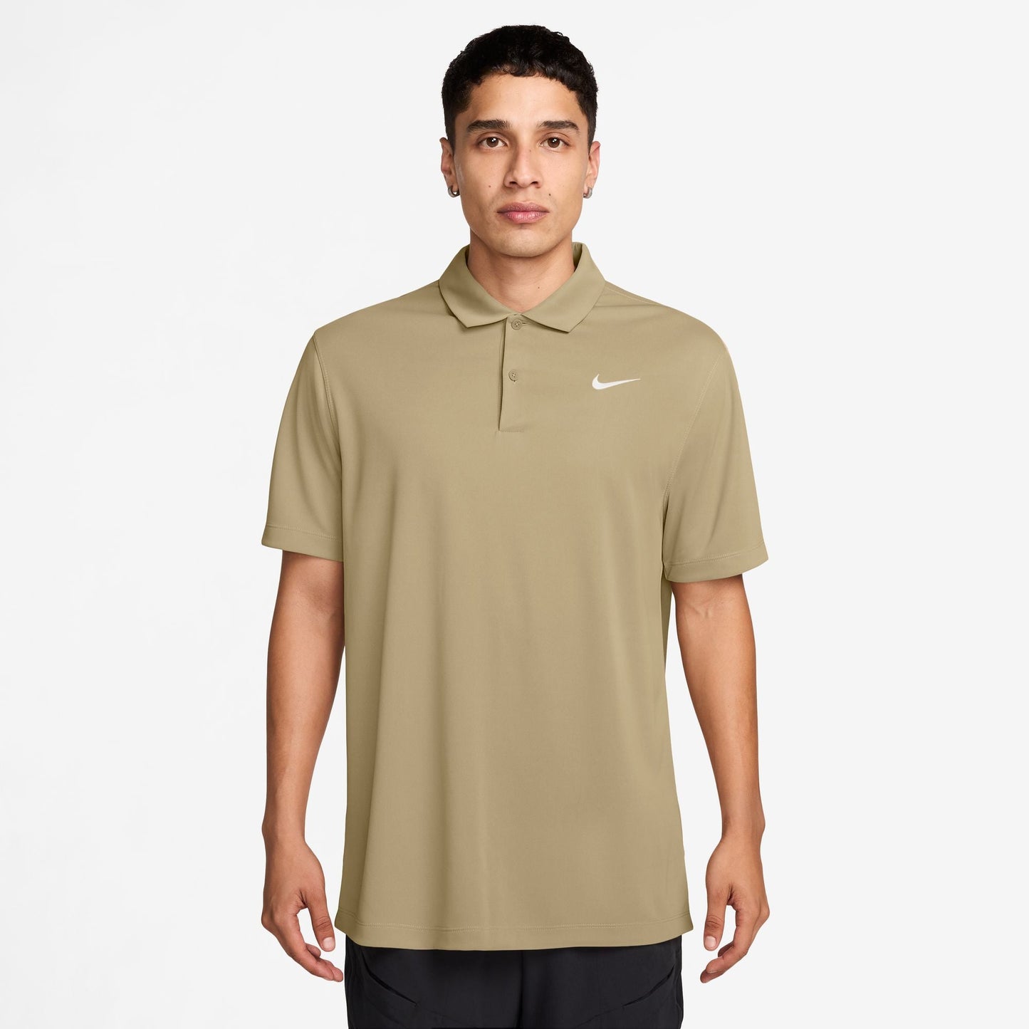 Nike Men's NikeCourt Dri-FIT Polo Solid - Beige - DH0857-297