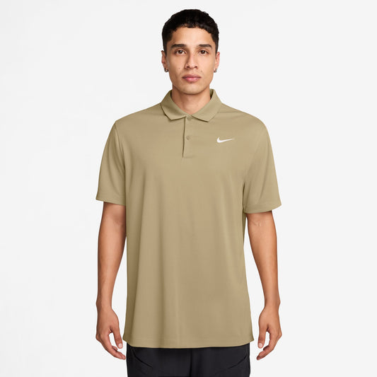 Nike Men's NikeCourt Dri-FIT Polo Solid - Beige - DH0857-297