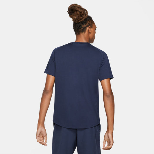 Nike Men's NikeCourt Dri-FIT Victory Top - Obsidian - CV2982-451