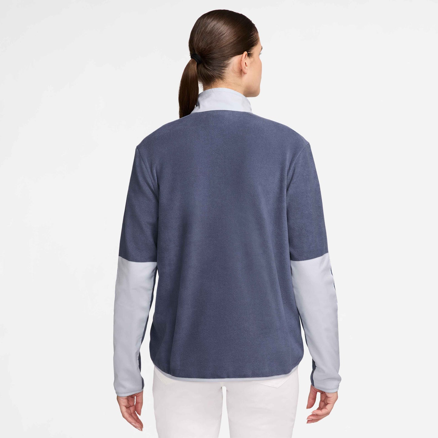 Nike Therma-FIT Victory Women's Long Sleeve 1/2 Zip Top - Sanded Purple Ghost Black - DA3236-508