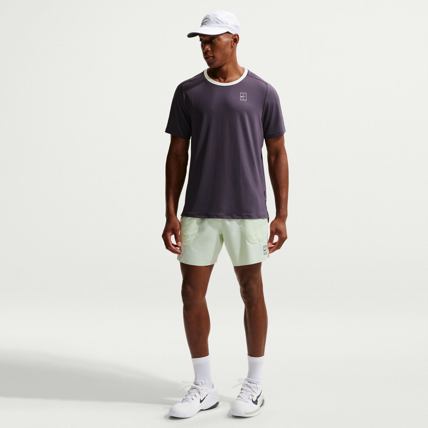 Nike Men's NikeCourt Dri-FIT Advantage 6in Short - Volt - FZ6913-709