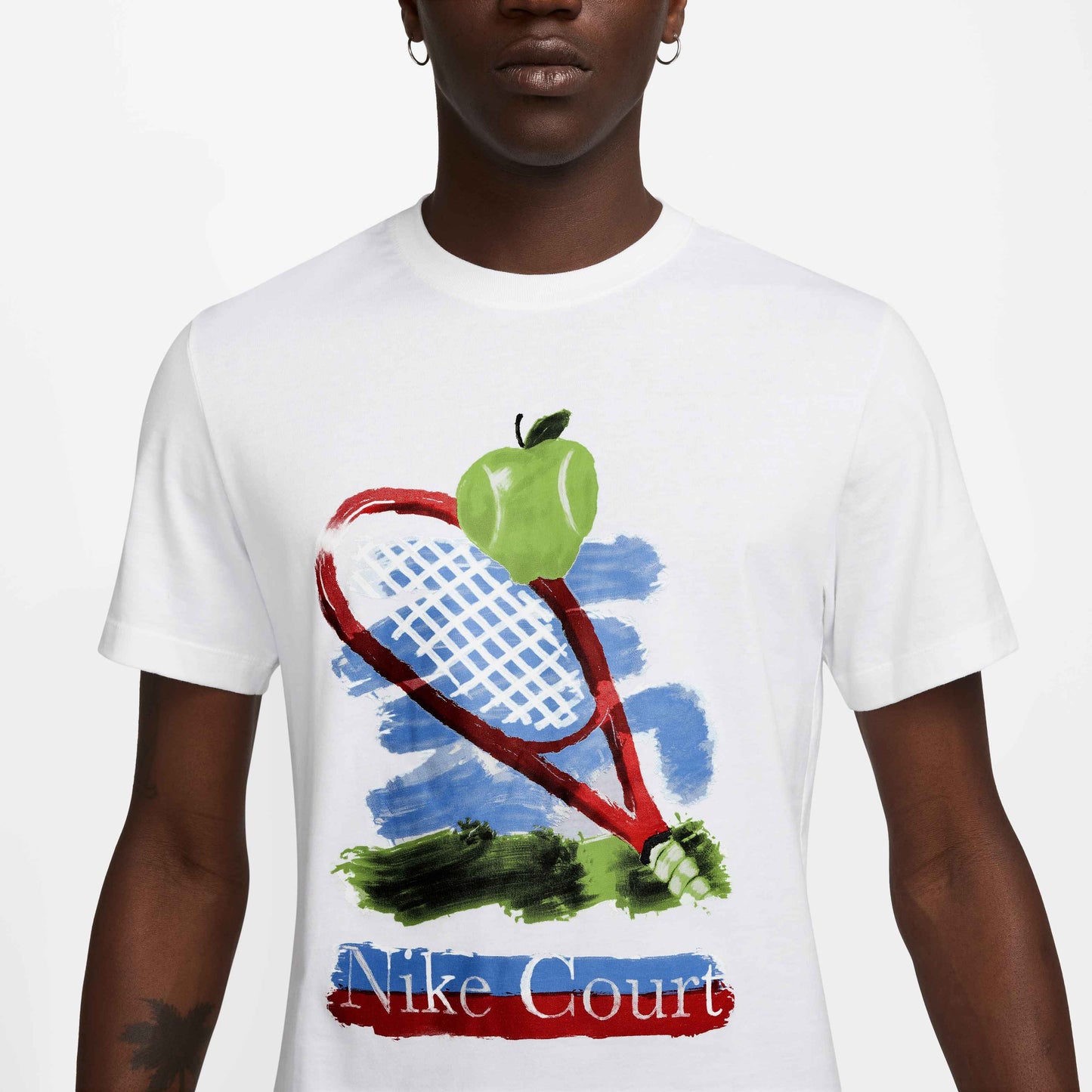 Nike Men's NikeCourt Tee Us Open - White - HV1713-100