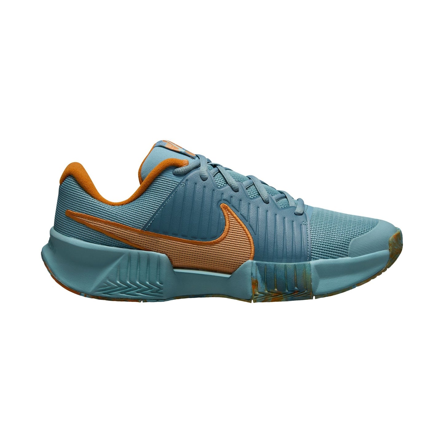 Nike Men's Hard Court Nike Zoom Challenge Pickleball Shoes - Denim / Copper - FQ4154-400