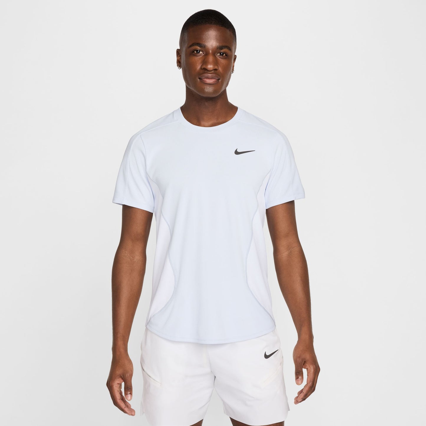 Nike Men's NikeCourt Dri-FIT Advantage Slam Top - Spring 2025 - Football Grey White Medium Ash - FZ6857-085