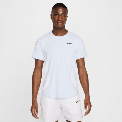 Nike Men's NikeCourt Dri-FIT Advantage Slam Top - Spring 2025 - Football Grey White Medium Ash - FZ6857-085
