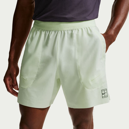 Nike Men's NikeCourt Dri-FIT Advantage 6in Short - Volt - FZ6913-709