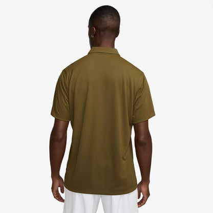 Nike Men's NikeCourt Dri-FIT Polo Solid - Olive - DH0857-368