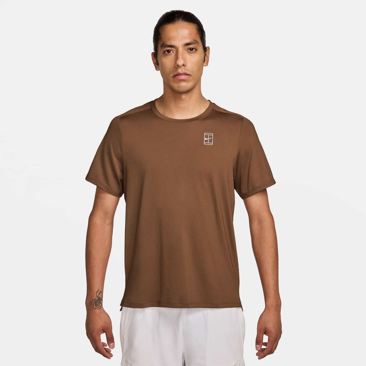 Nike Men's NikeCourt Dri-FIT Advantage Top - British Tan - FZ6910-281