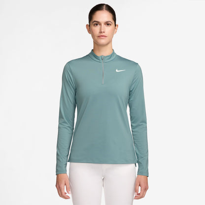 Nike Women's Dri-FIT Victory Half Zip Top - Cannon Blue - HF6586-017