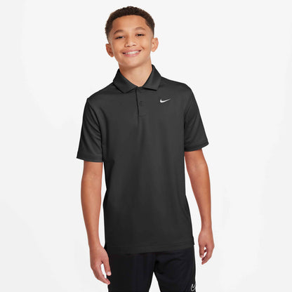Nike Boy's Dri-FIT Tour Polo Solid - Black - FV0299-010