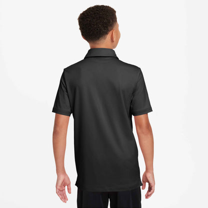 Nike Boy's Dri-FIT Tour Polo Solid - Black - FV0299-010