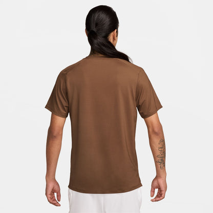 Nike Men's NikeCourt Dri-FIT Advantage Top - British Tan - FZ6910-281