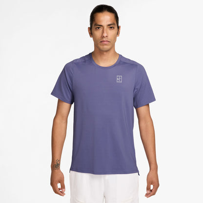 Nike Men's NikeCourt Dri-FIT Advantage Top - Dusty Amethyst - FZ6910-527