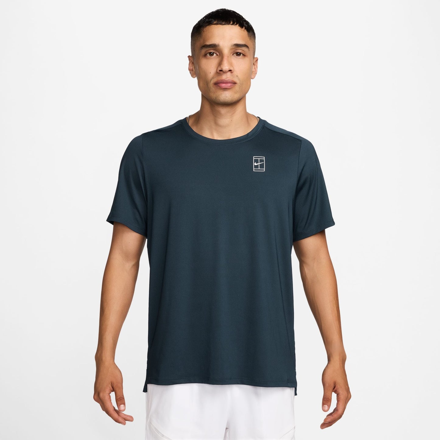 NikeCourt Advantage Men's Dri-FIT Tennis Top - Navy - FZ6910-478