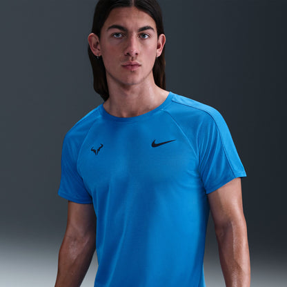 Nike Rafa Dri-FIT Challenger Top Short Sleeve - Lt Photo Blue Midnight Navy - DV2887-436