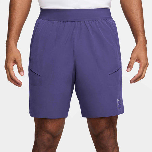 Nike Men's NikeCourt Dri-FIT Advantage 8in Short - Purple - FZ9322-507